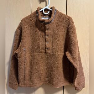 Alpine Design I/4 Snap Sherpa Pullover - NWT